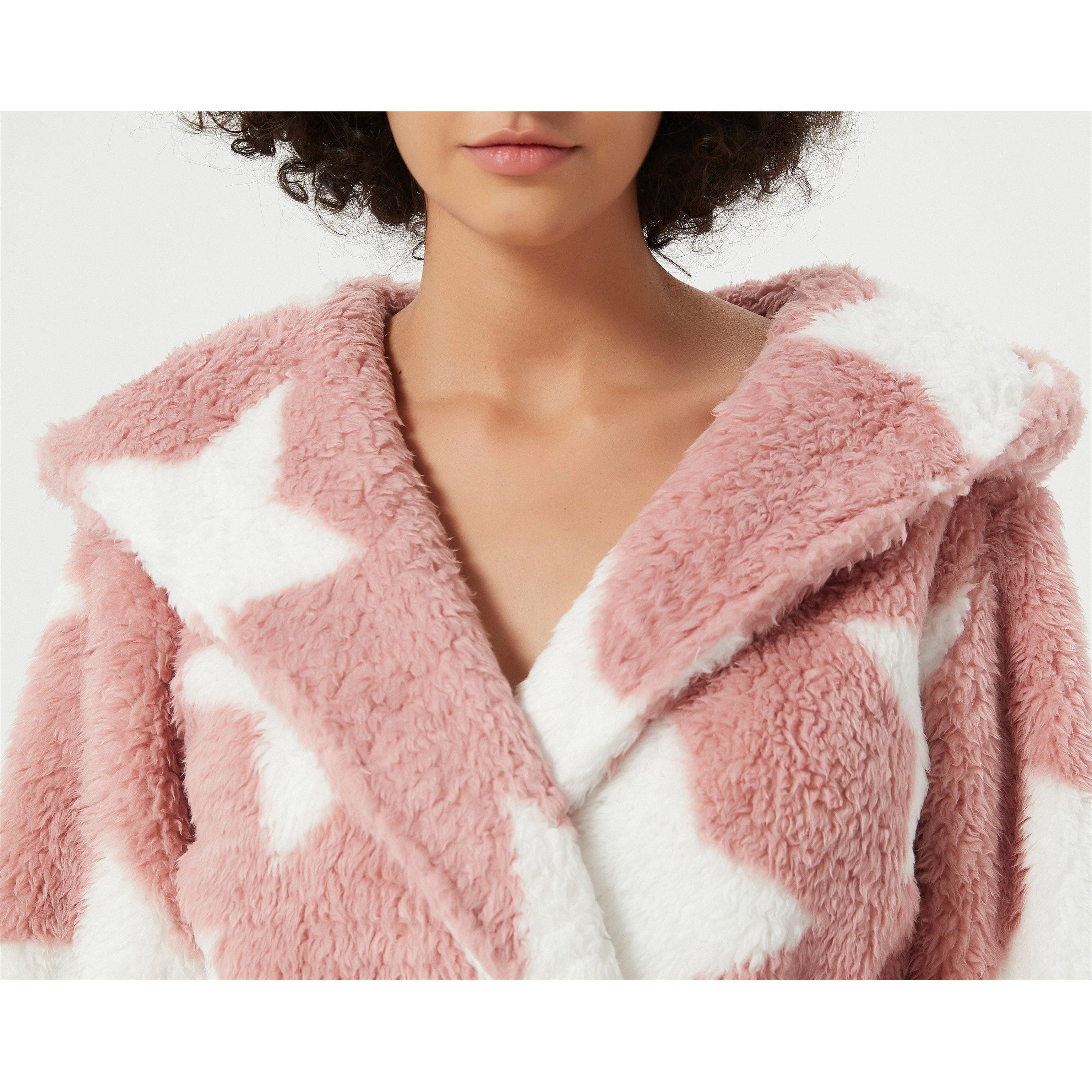 Linea Ladies Sherpa Star Dressing Gown