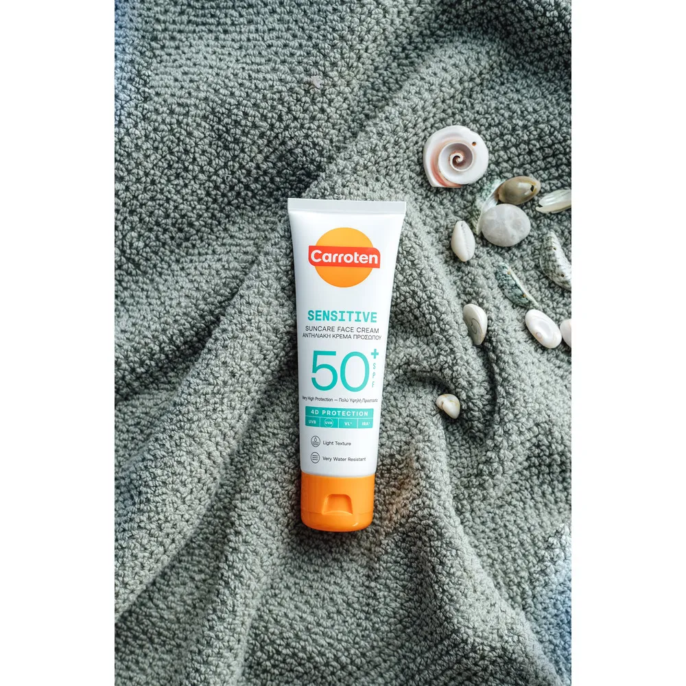 Carroten Face Sensitiv Cream SPF 50 - 50 ml.
