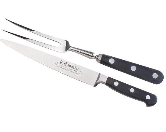 Service à Découper Courbe - coffret de présentation Couteaux de cuisine professionnel