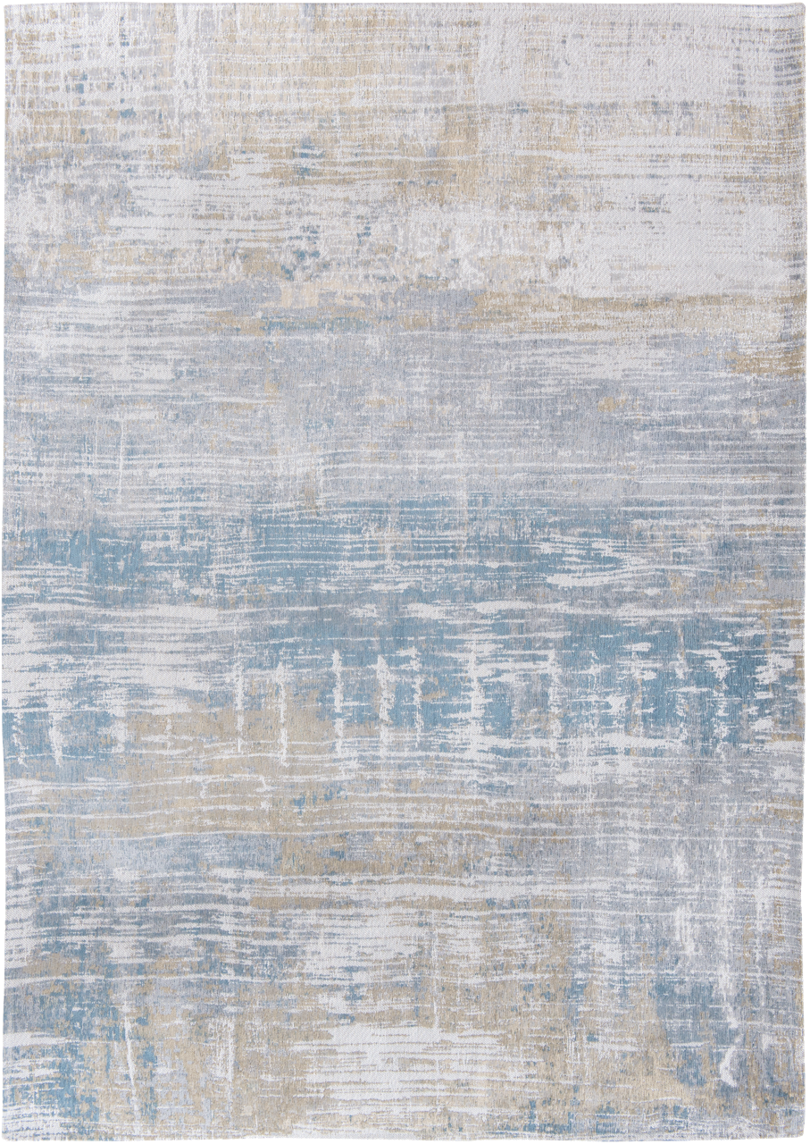 Ecorugs vloerkleed Streaks blauw 140x200 cm