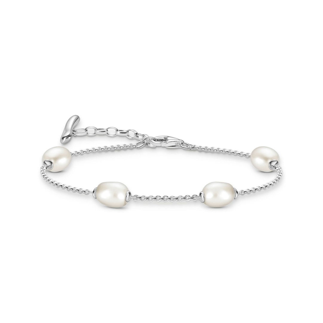 Thomas Sabo Bold Elegance Armband mit Perlen Natural Beauty Silber