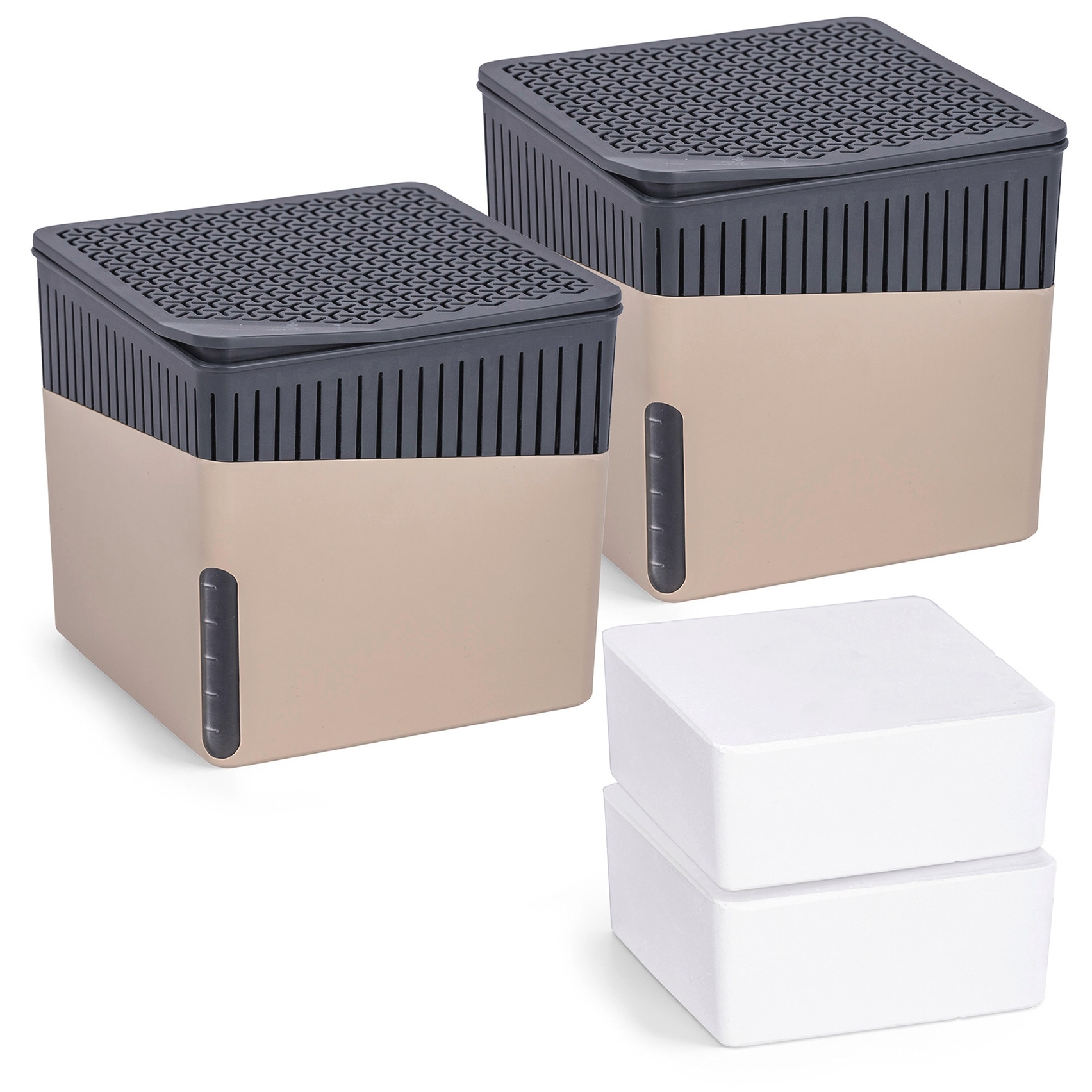 WENKO Luftentfeuchter »Cube« für 80 m³ Räume 2 x 1000g