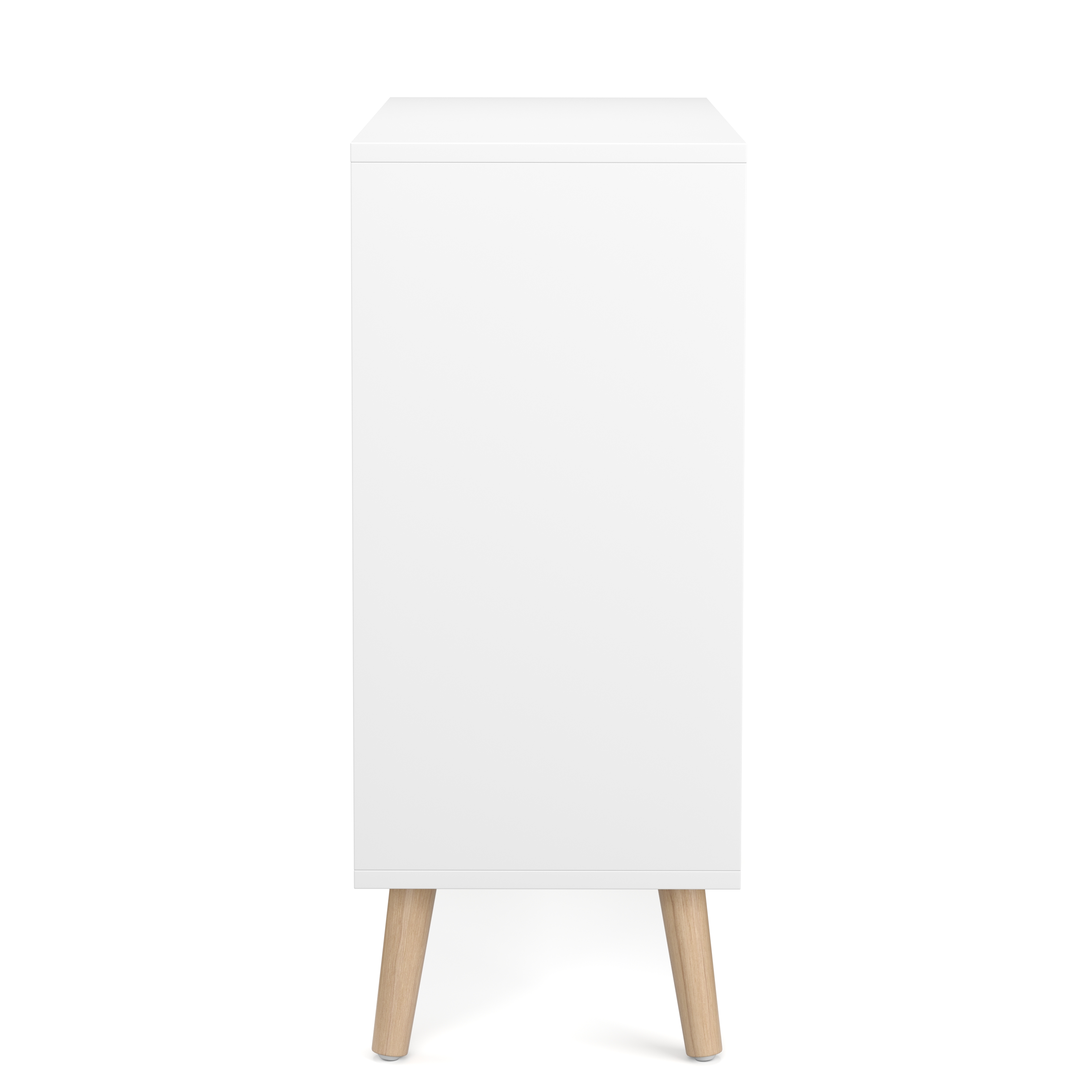 Kommode NORDIC 60 x 30 x 73 cm weiss/natur