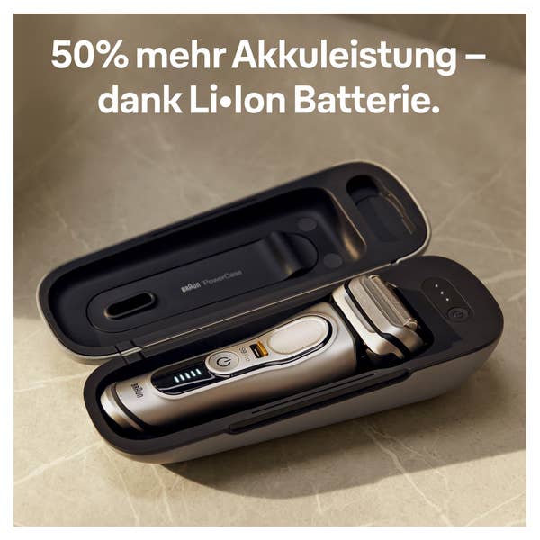 Braun PowerCase, mobiles Lade-Etui