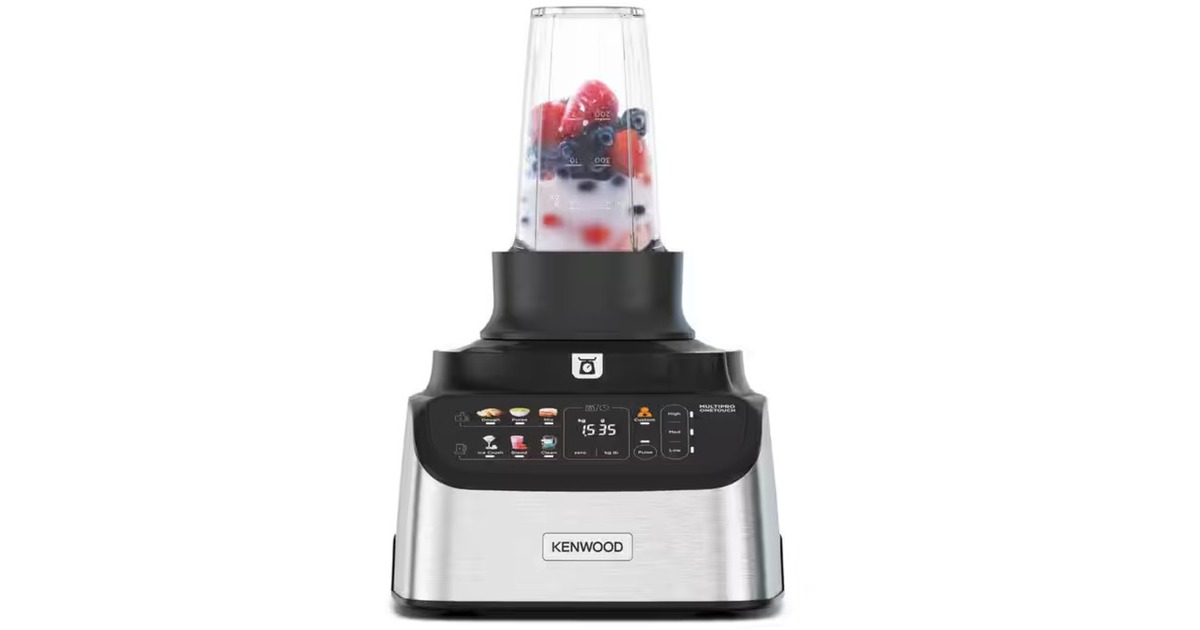 KenwoodMultipro One Touch foodprocessor en blender FDM73.850SS keukenmachine  (Zilver/zwart)