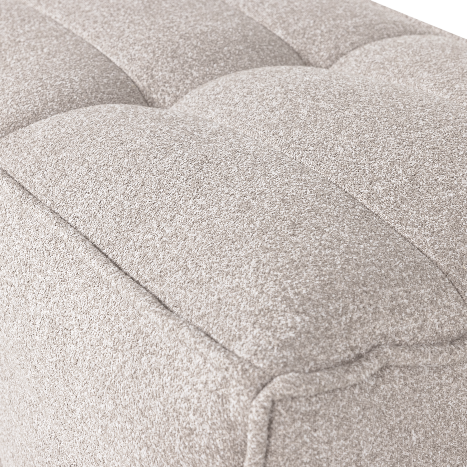 vtwonen Cluster Hocker - Bouclé - Zand|Beige - 45x104x60