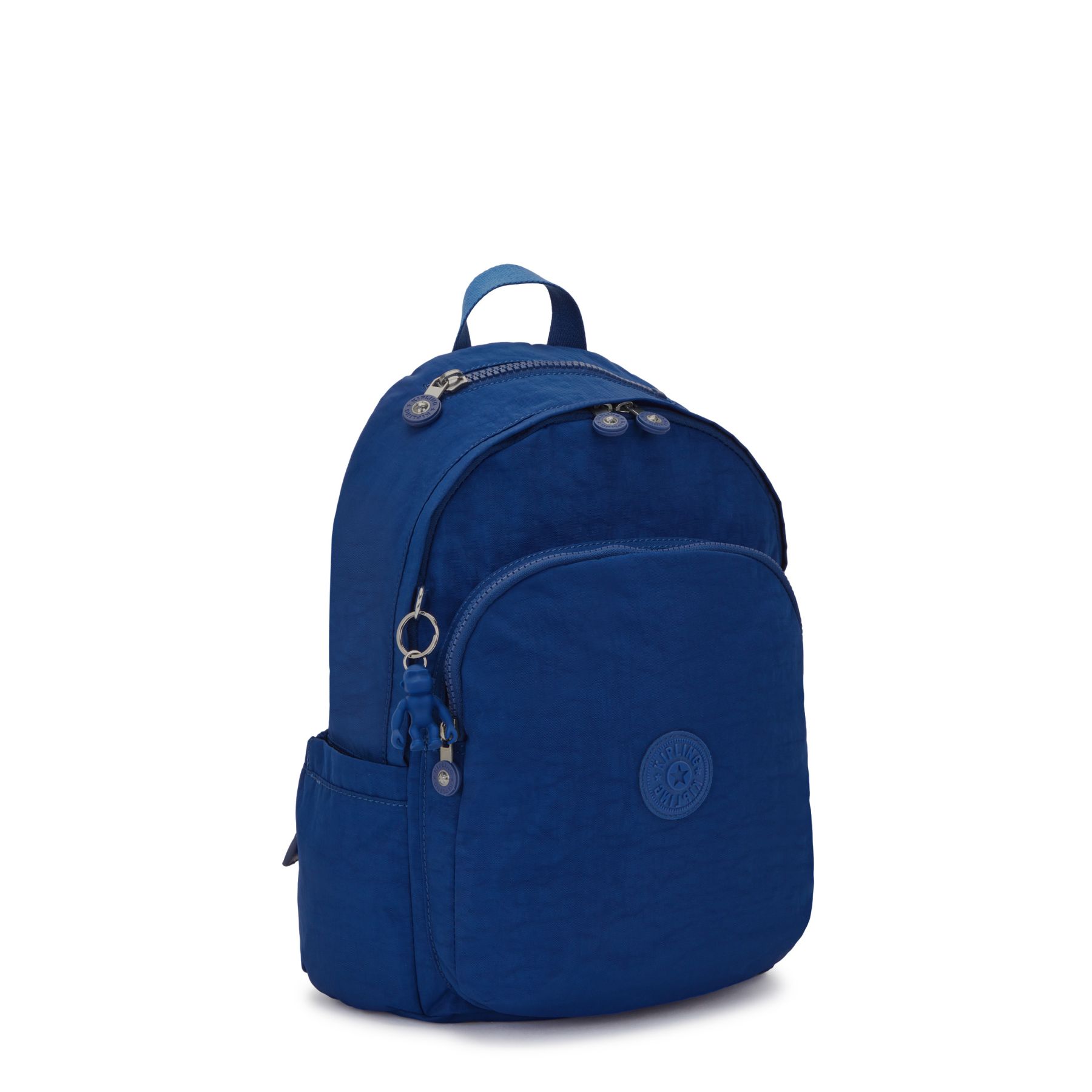 DELIA Sac à Dos Moyen avec Poche Frontale et Poignée Supérieure - Deep Sky Blue