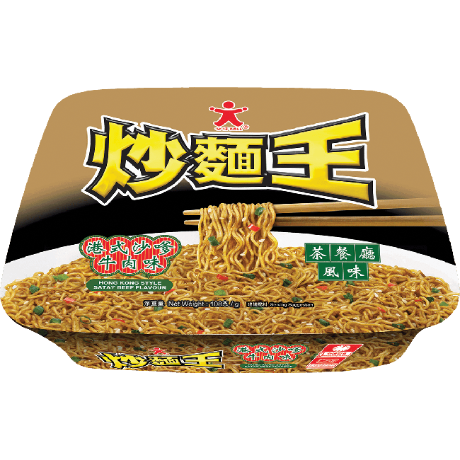 Doll Roergebakken Noedels Hong Kong Style Rund Saté Smaak 108g