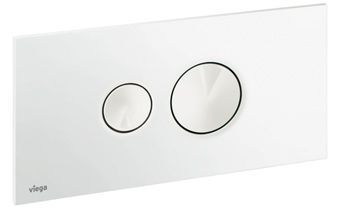 Viega Visign bedieningsplaat Visign for Style 10 14x27.1cm kunststof wit