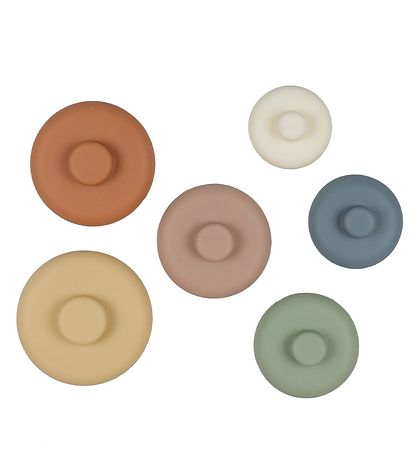 Petit Monkey Stablet?rn - Silikone - Pastel Mix