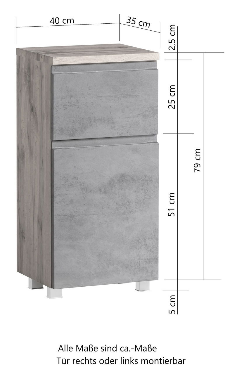 XORA Unterschrank VARESE