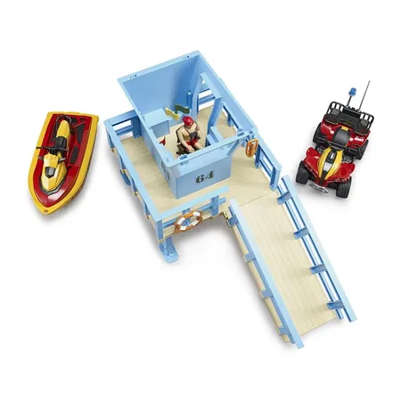 BRUDER® 62780 bworld Life Guard Station mit Zubehör