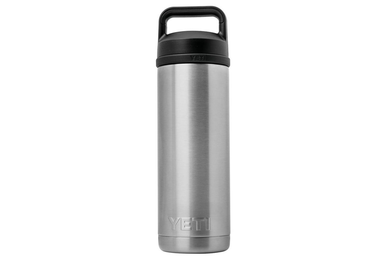 Yeti Rambler Bottle 18oz Chug Cap, Stainless Steel, thermosfles met drinkdop, 532 ml