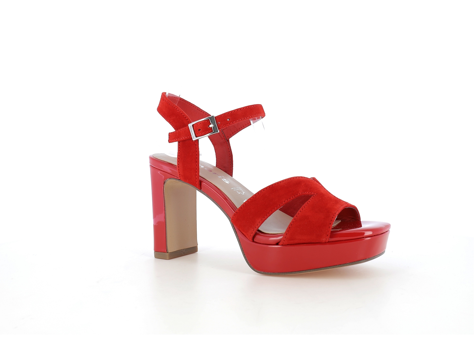 Tamaris-28309 Nubuck Rouge