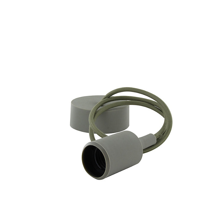 Suspension en silicone kaki Chacon l.8,1 x H.112,8 cm
