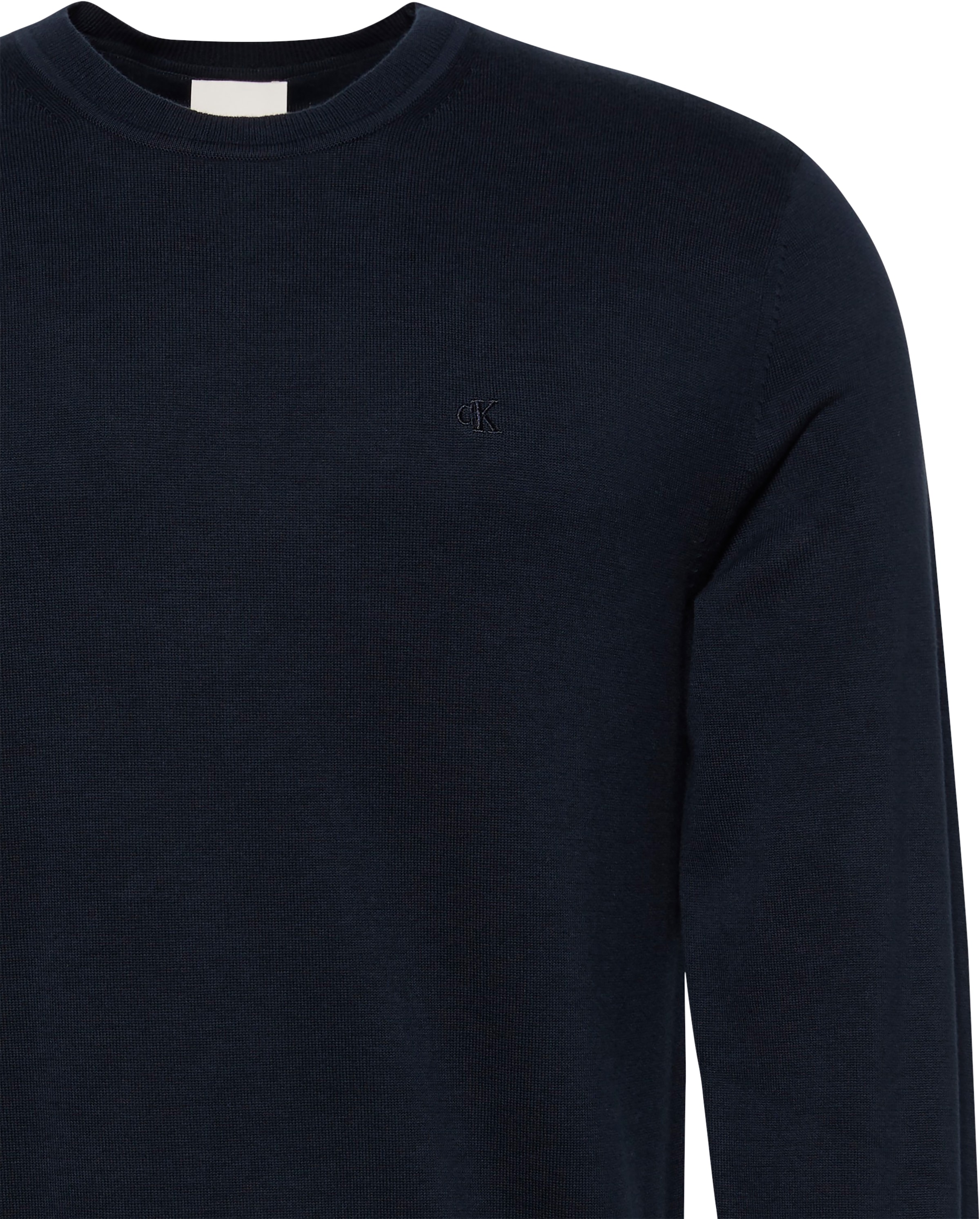 Calvin Klein Strickpullover »LS SUPIMA COTTON CREW 14GG« Mit Rundhalsausschnitt