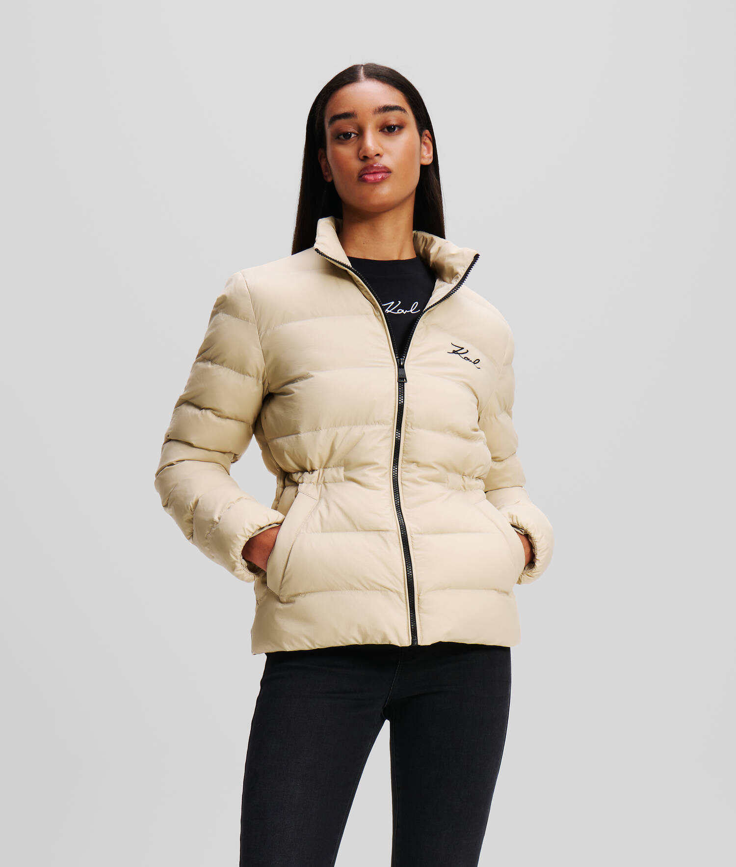 VESTE MATELASSÉE KARL SIGNATURE