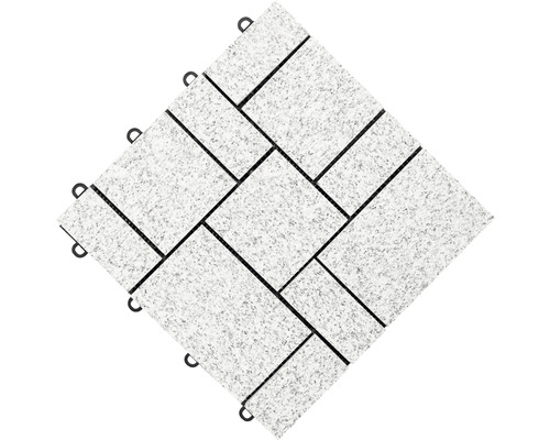Kliktegel florco graniet Roma klein 30 x 30 cm grijs