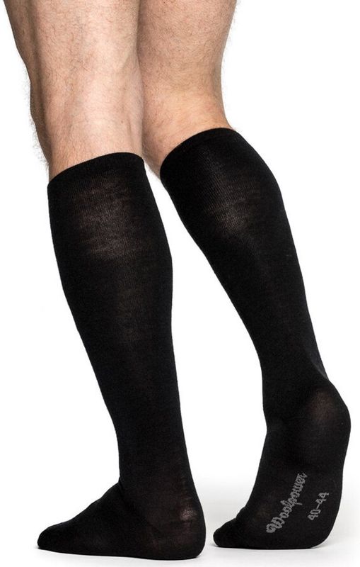 Merino Sokken Liner Knee-high - Black