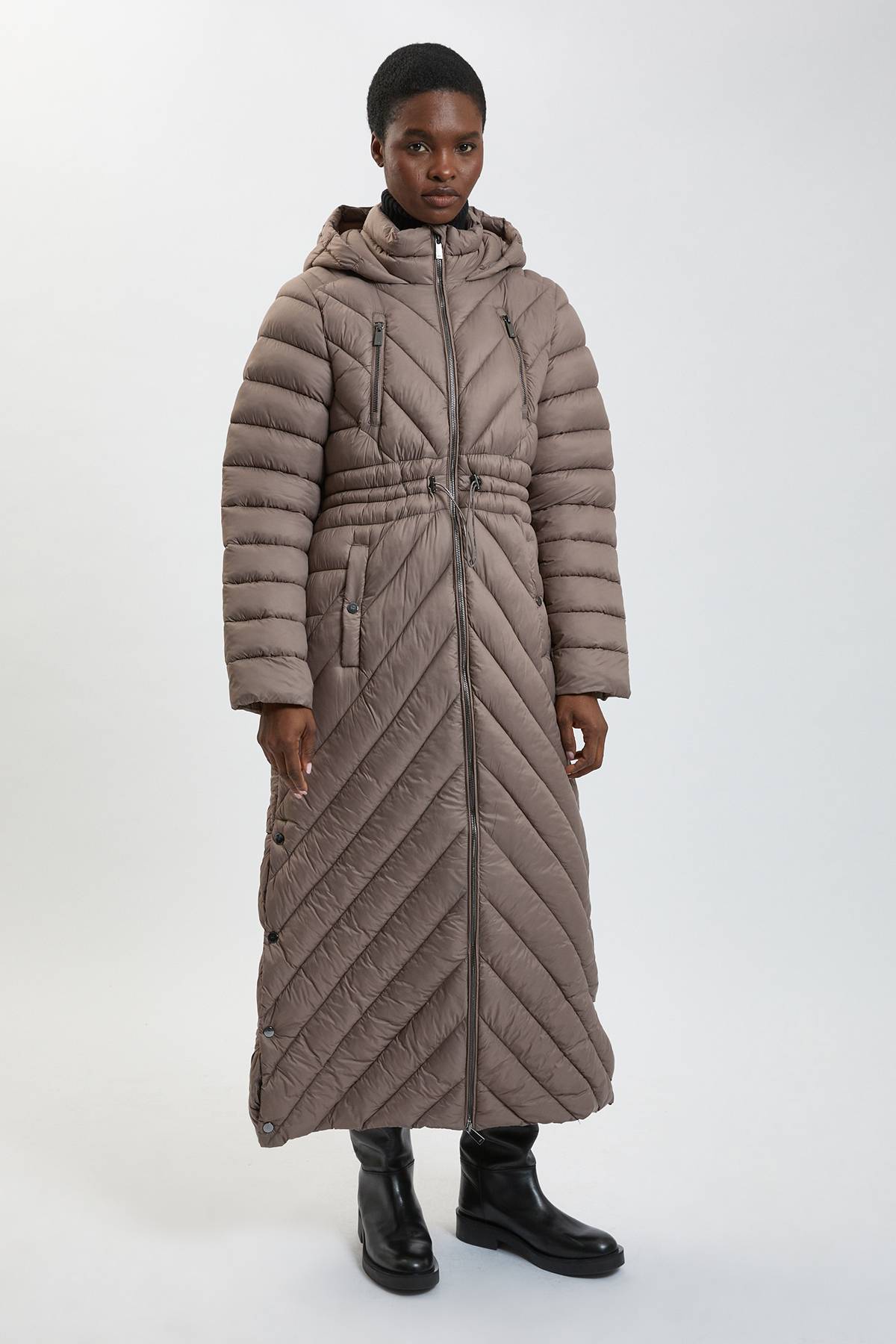 KarenMillen Manteau Maxi Léger Pliable Petite