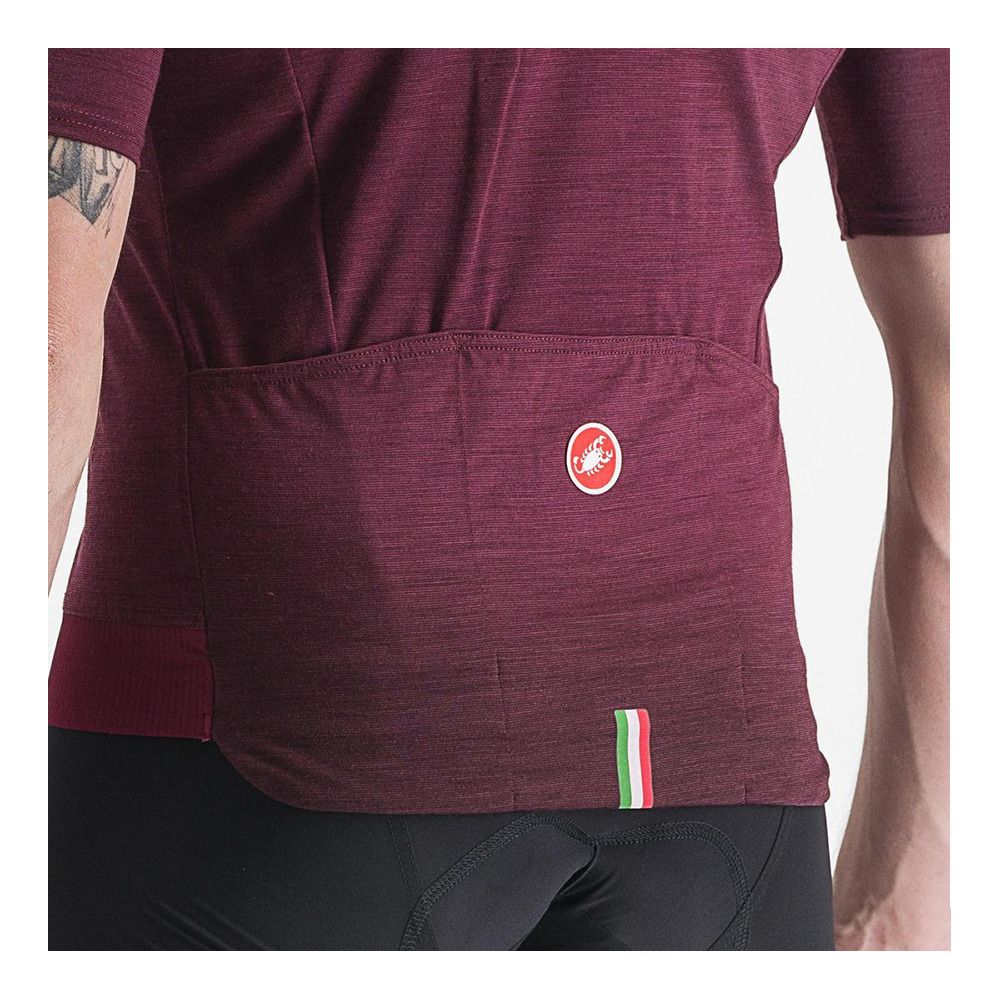 Castelli ESSENZA - Maillot Homme bordeaux