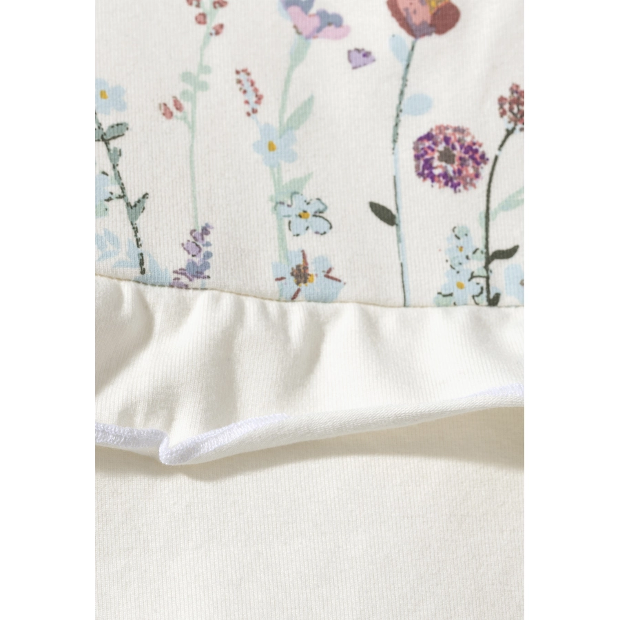 Sterntaler Body Blumenwiese ecru