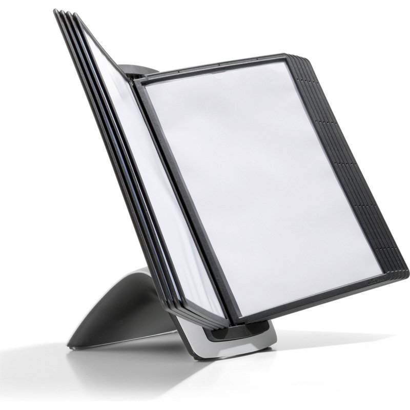 Protège-documents pivotant pupitre Sherpa Style Table Durable A4 10 pochettes - 20 vues