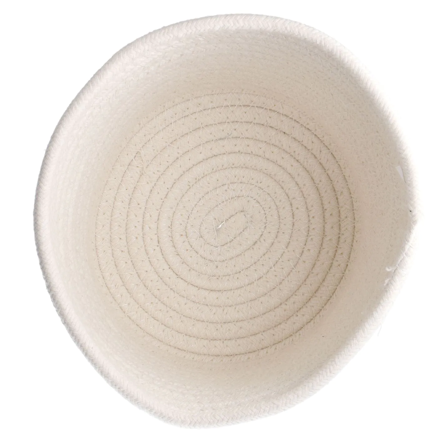 Textilkorb, creme, 20 x 14 cm