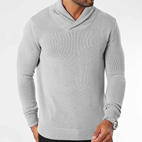 Pull Col Amplified Njord Shawl Gris