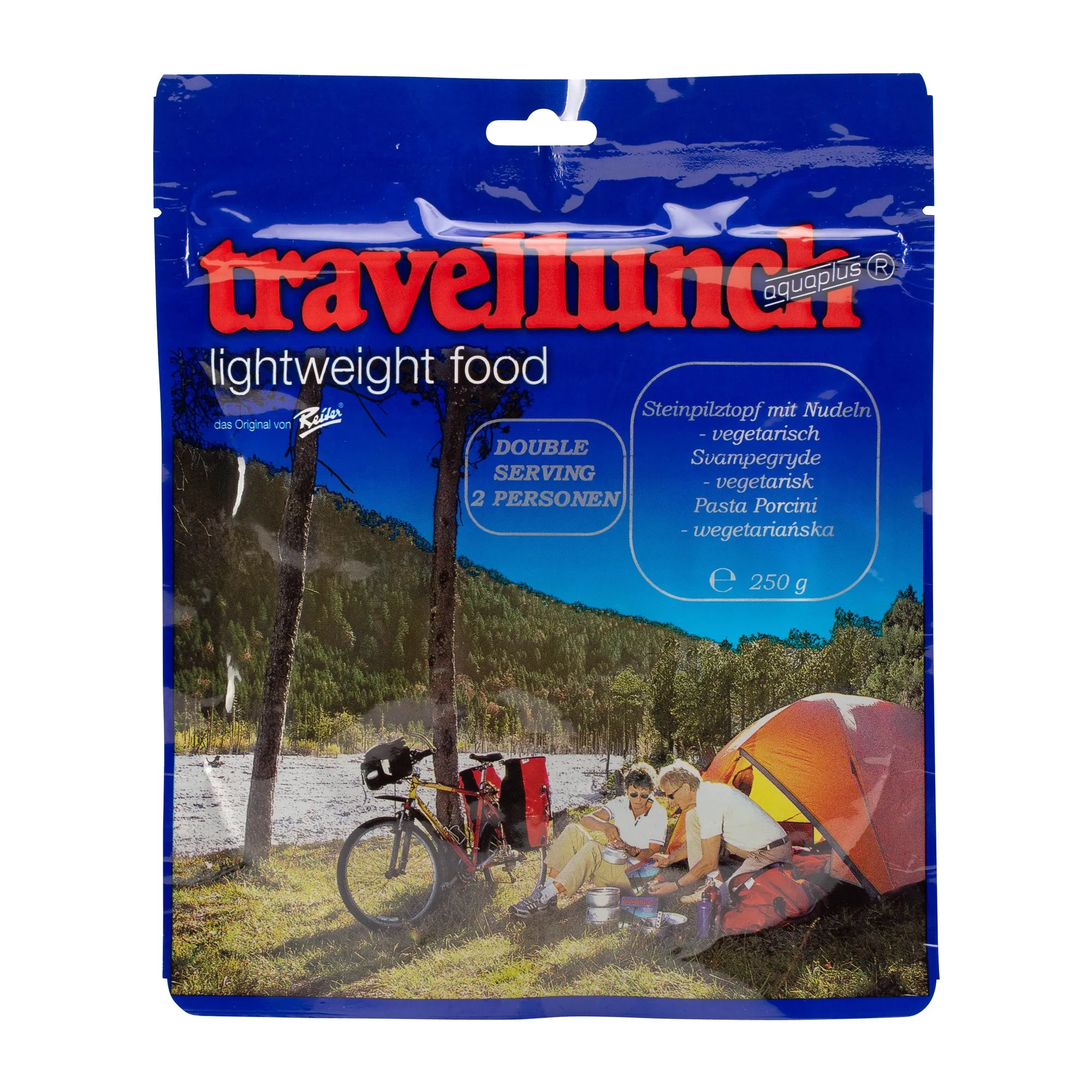 Travellunch -  Steinpilztopf mit Nudeln vegetarisch 2er Packung