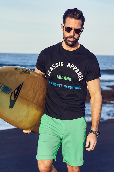 T-Shirt, Halbarm, Milano Print, Rundhals