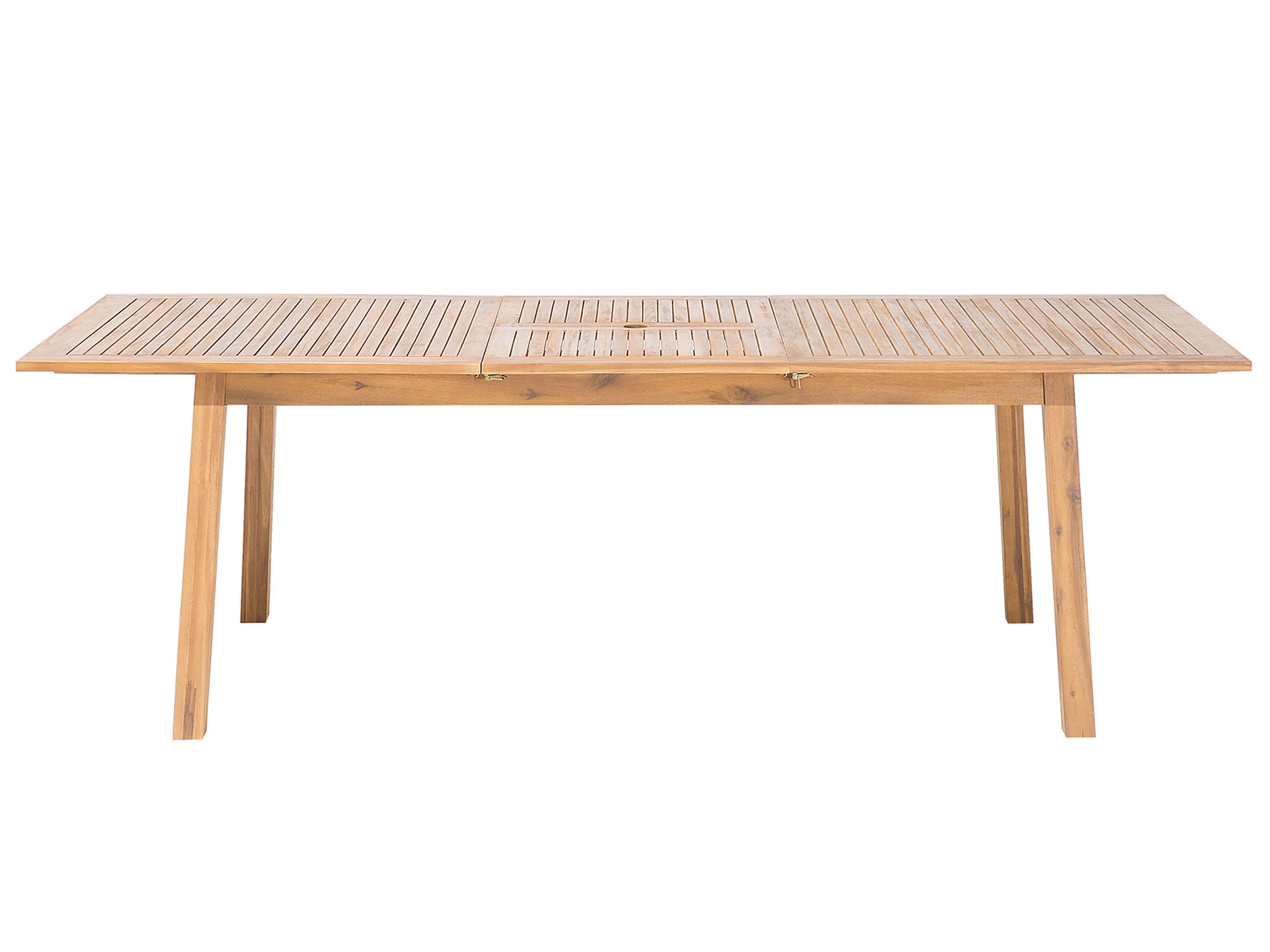 Uitschuifbare tuintafel CESANA 180/240 cm 100 cm Acaciahout Lichtbruin