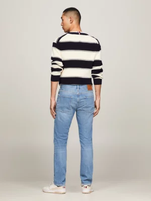Calça jeans reta ajustada Denton