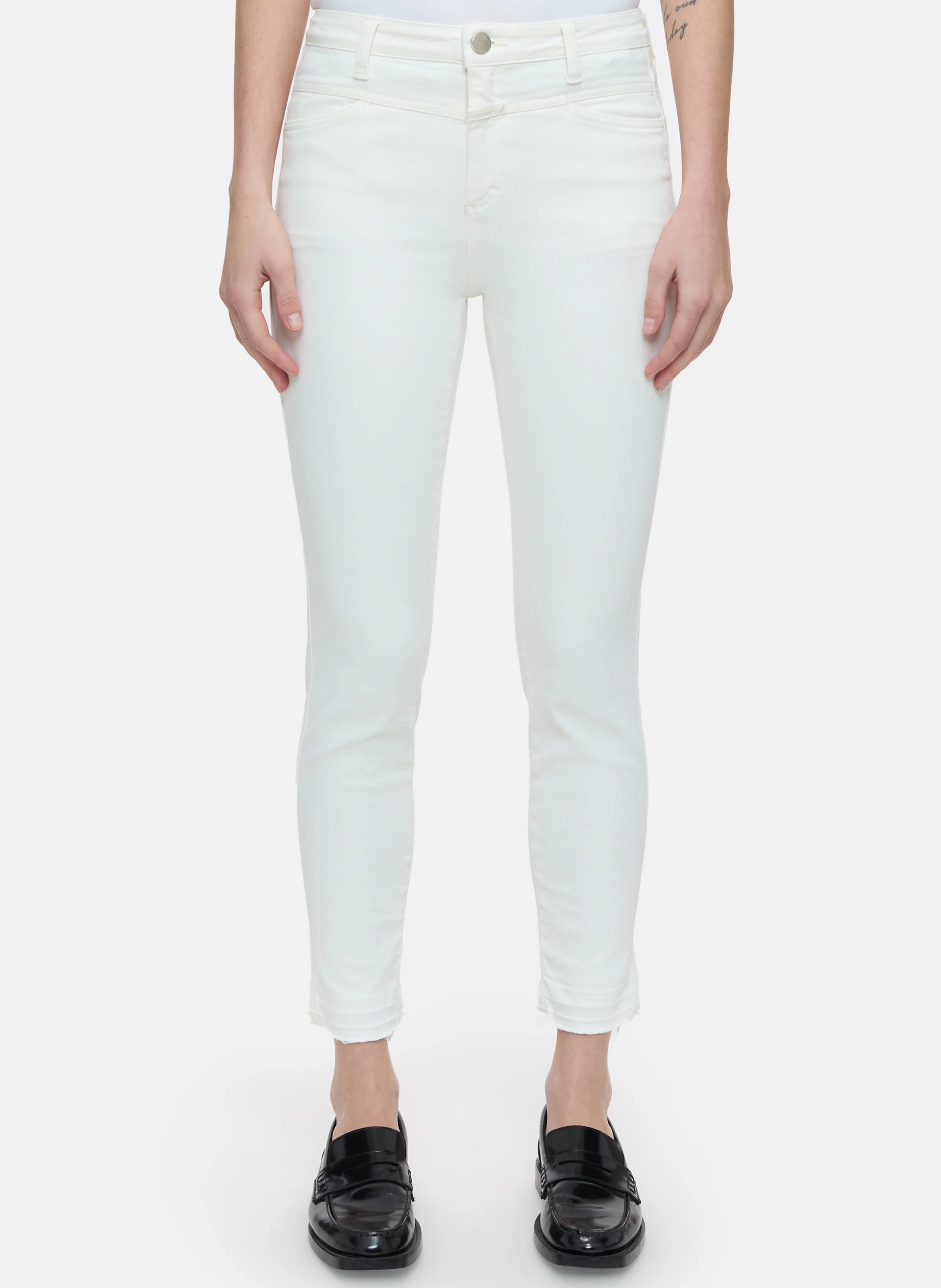 SKINNY PUSHER - Jean skinny en coton bio mélangé | Beige