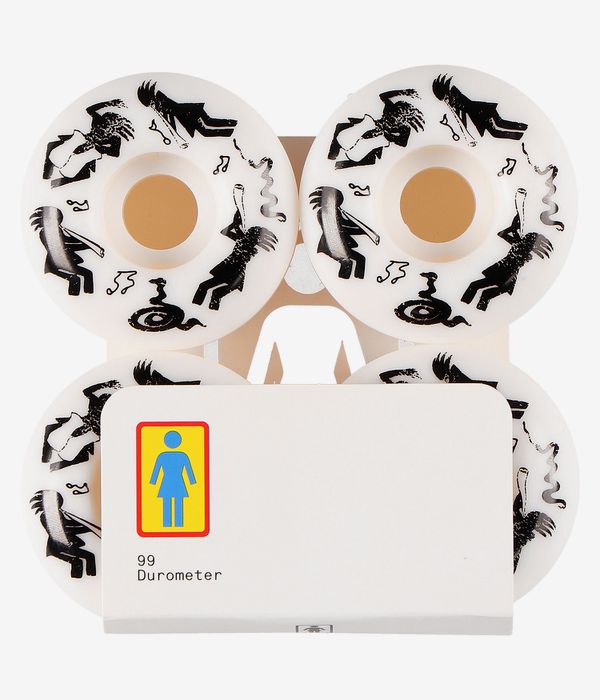 Girl Kokopelli Rollen (white) 52mm 99A 4er Pack