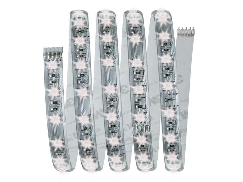 Paulmann LED-Stripe MaxLED RGBW 1.5 m Basisset Beschichteter Licht-Streifen mit Farbwechselfunktion