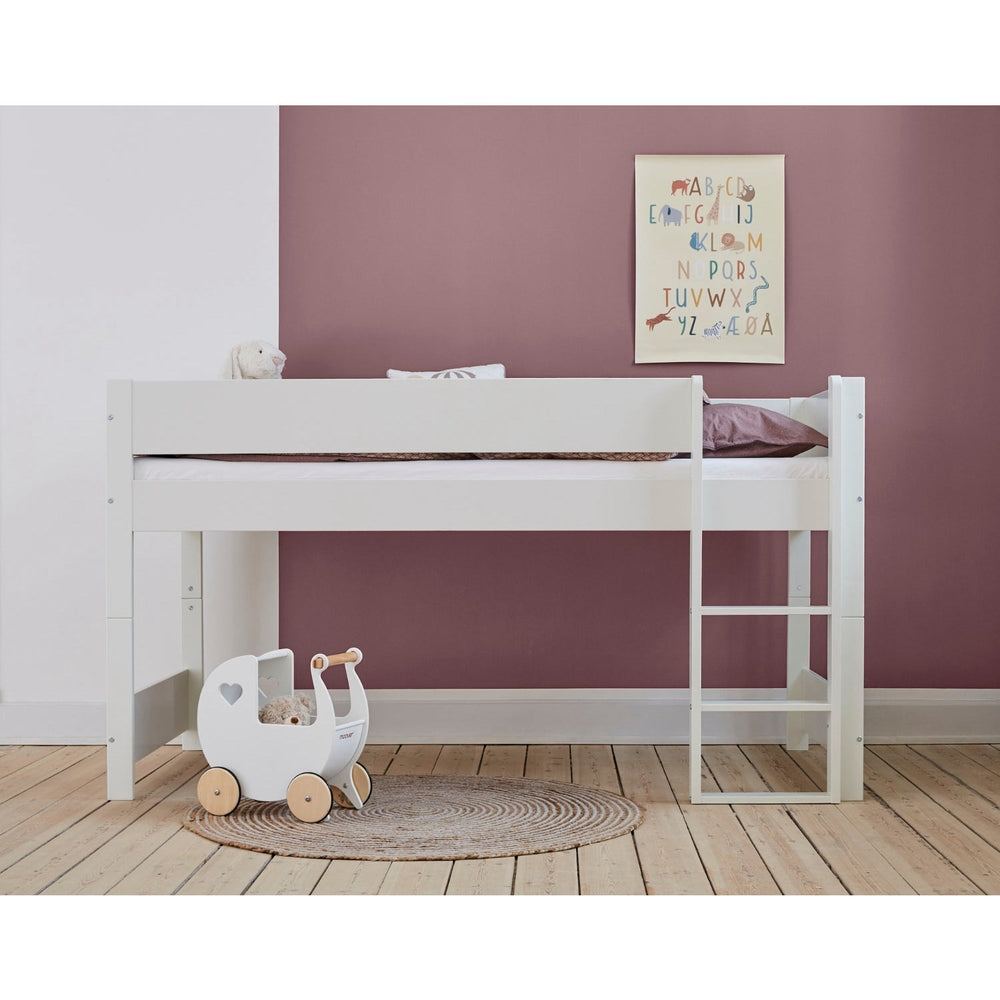 Køb Manis-h White Huxie Halvhøj Seng - 160 Cm