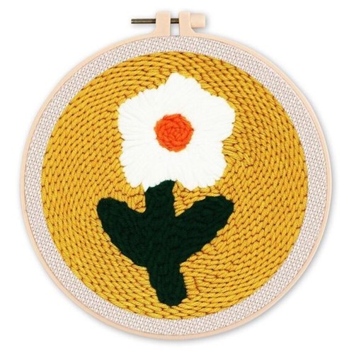 Kit punch needle diy jolie fleur