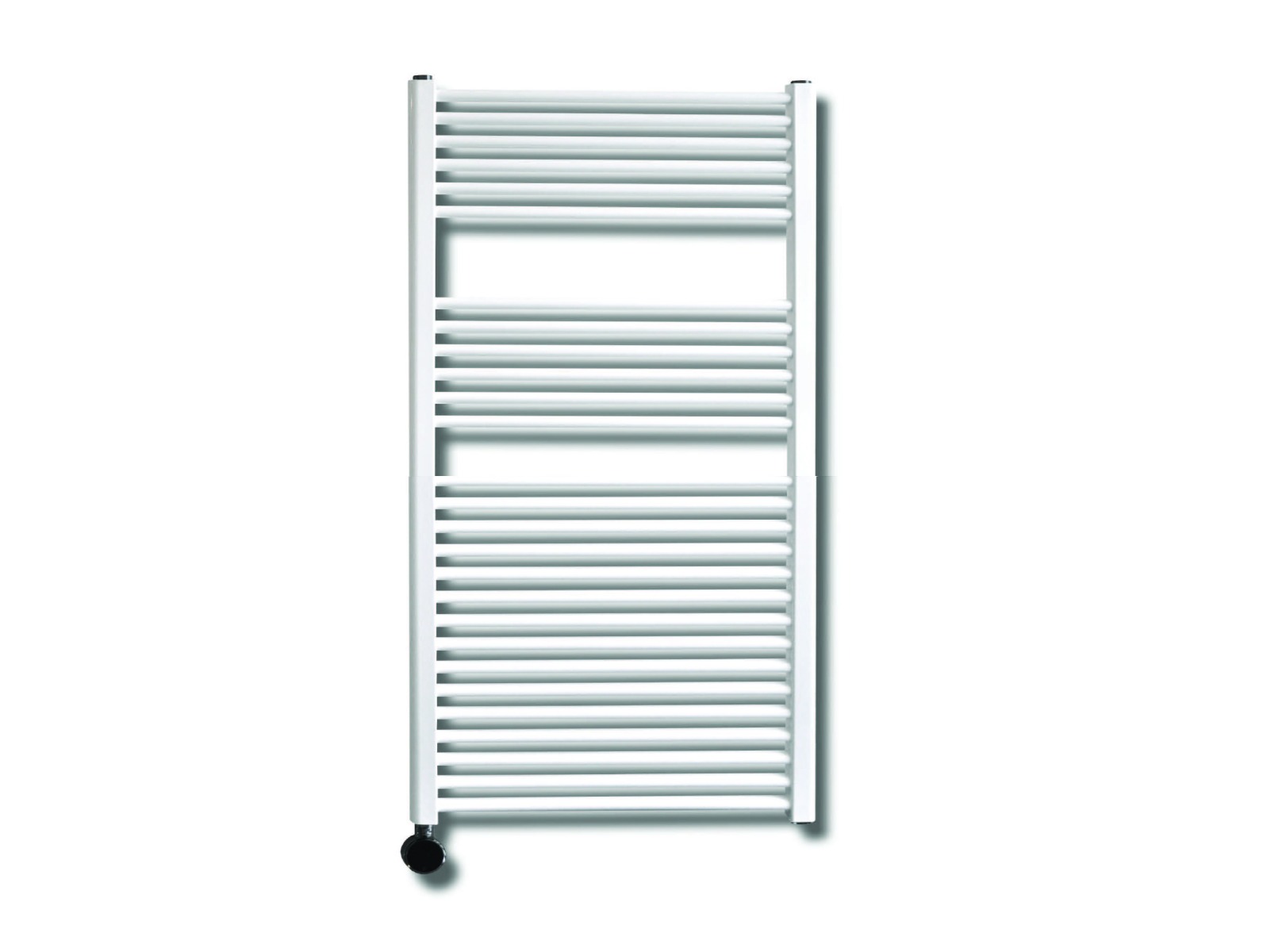 Sanicare elektrische design radiator 60x112cm wit met thermostaat links chroom