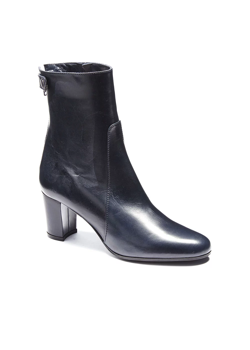 BOOTS CESIRA CUIR MARINE