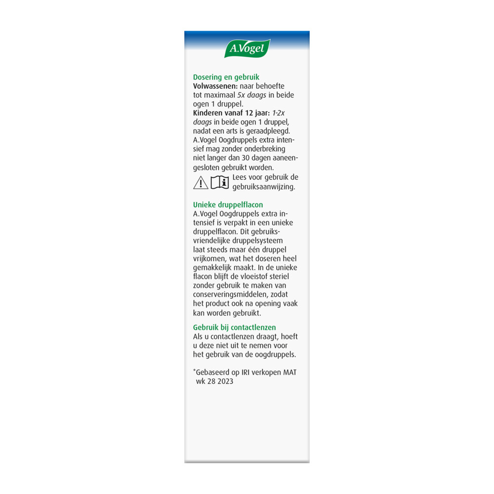 A.Vogel Oogdruppels Extra Intensief10 ml