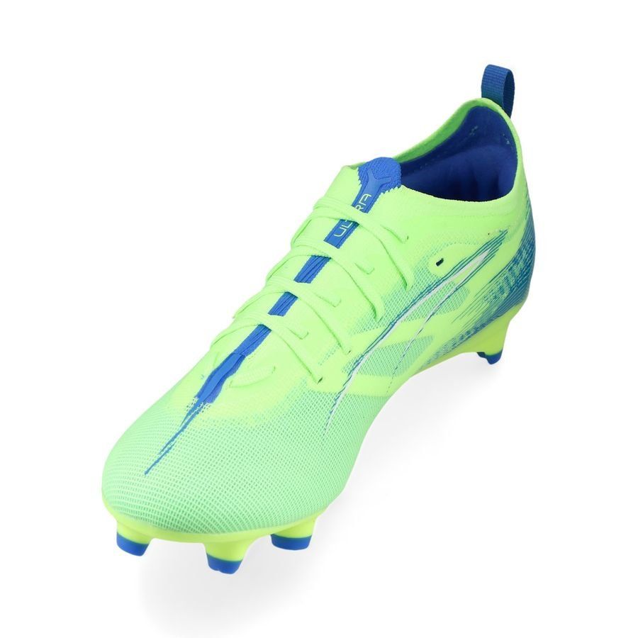 PUMA Ultra 5 Pro FG/AG Lights Out - Fizzy Apple/Blanc/Bleu Enfant
