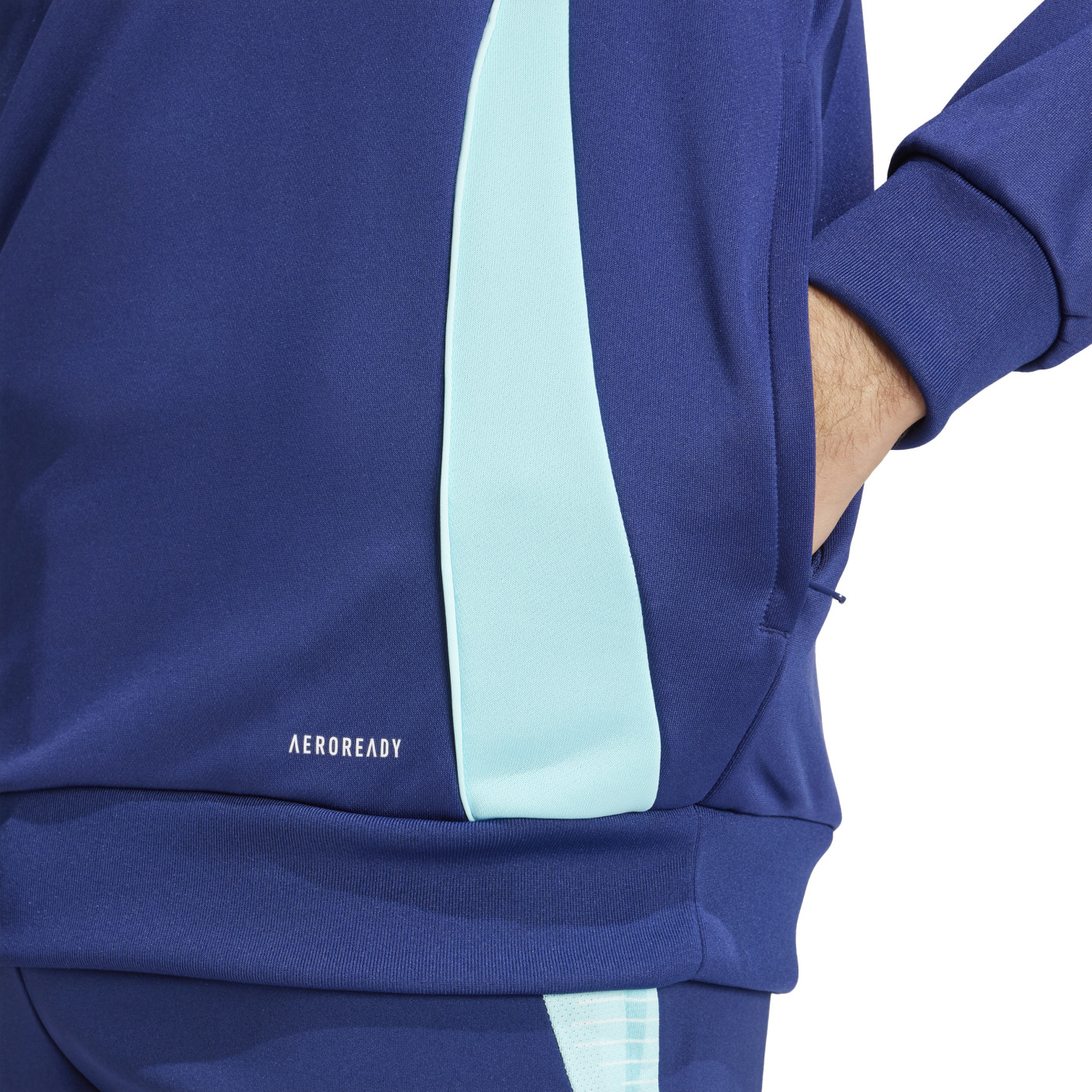 Adidas Arsenal Track Hoodie 2024-2025 Donkerblauw Lichtblauw