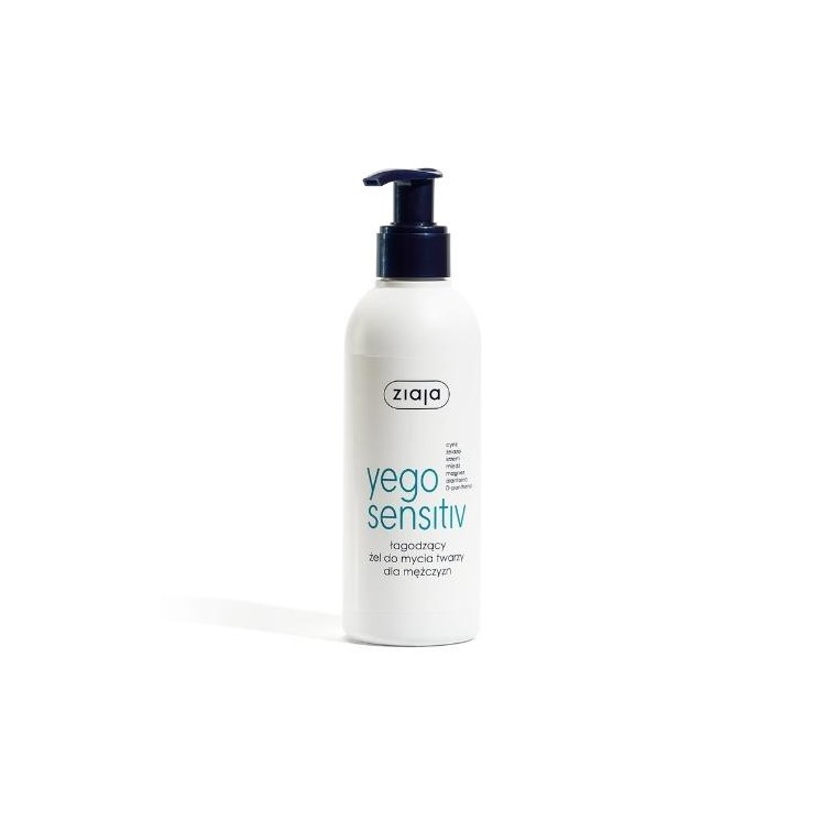 Ziaja Yego Sensitiv Beruhigendes Gesichtswaschgel für Männer, 200 ml
