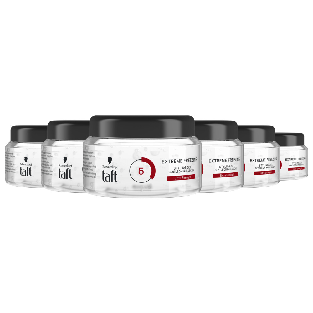 6x Taft Extreme Freezing Gel Hold 5200 ml
