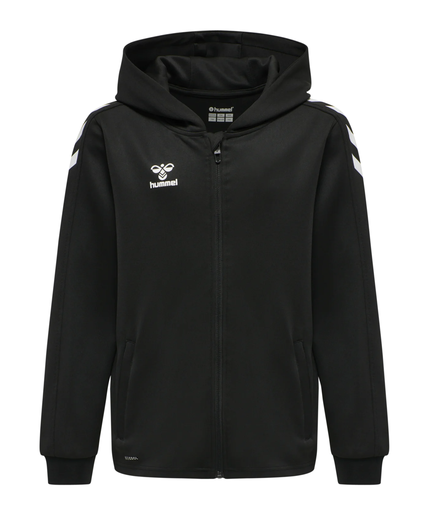 Hummel hmlCORE XK Kapuzenjacke Kids Schwarz F2001