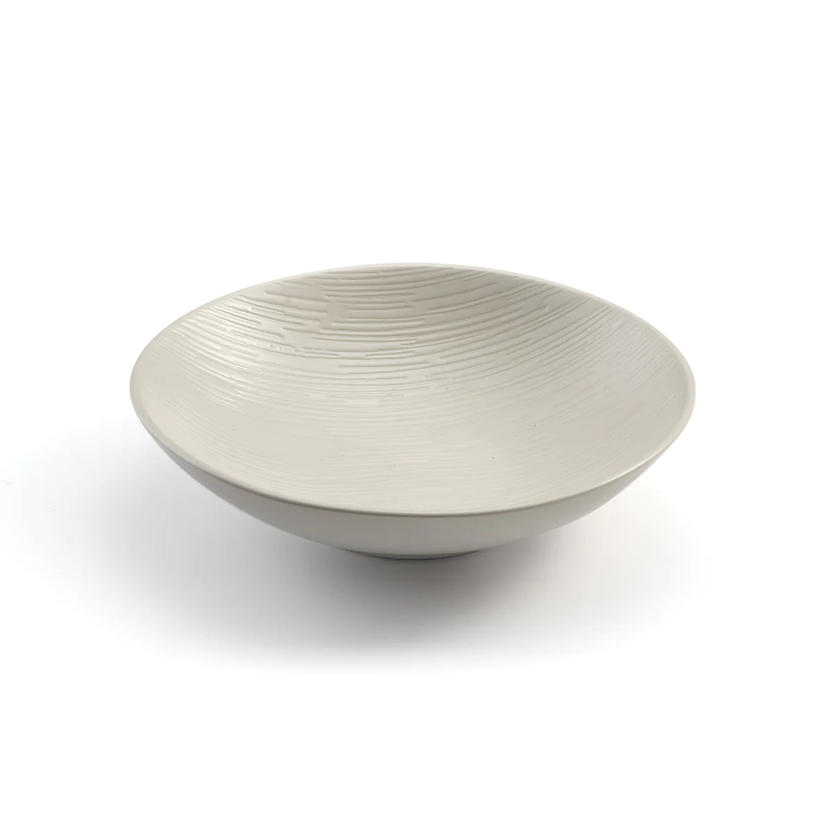 Magma Ivoire - Assiette salade et pâtes 19 cm (lot de 6) Médard de Nob