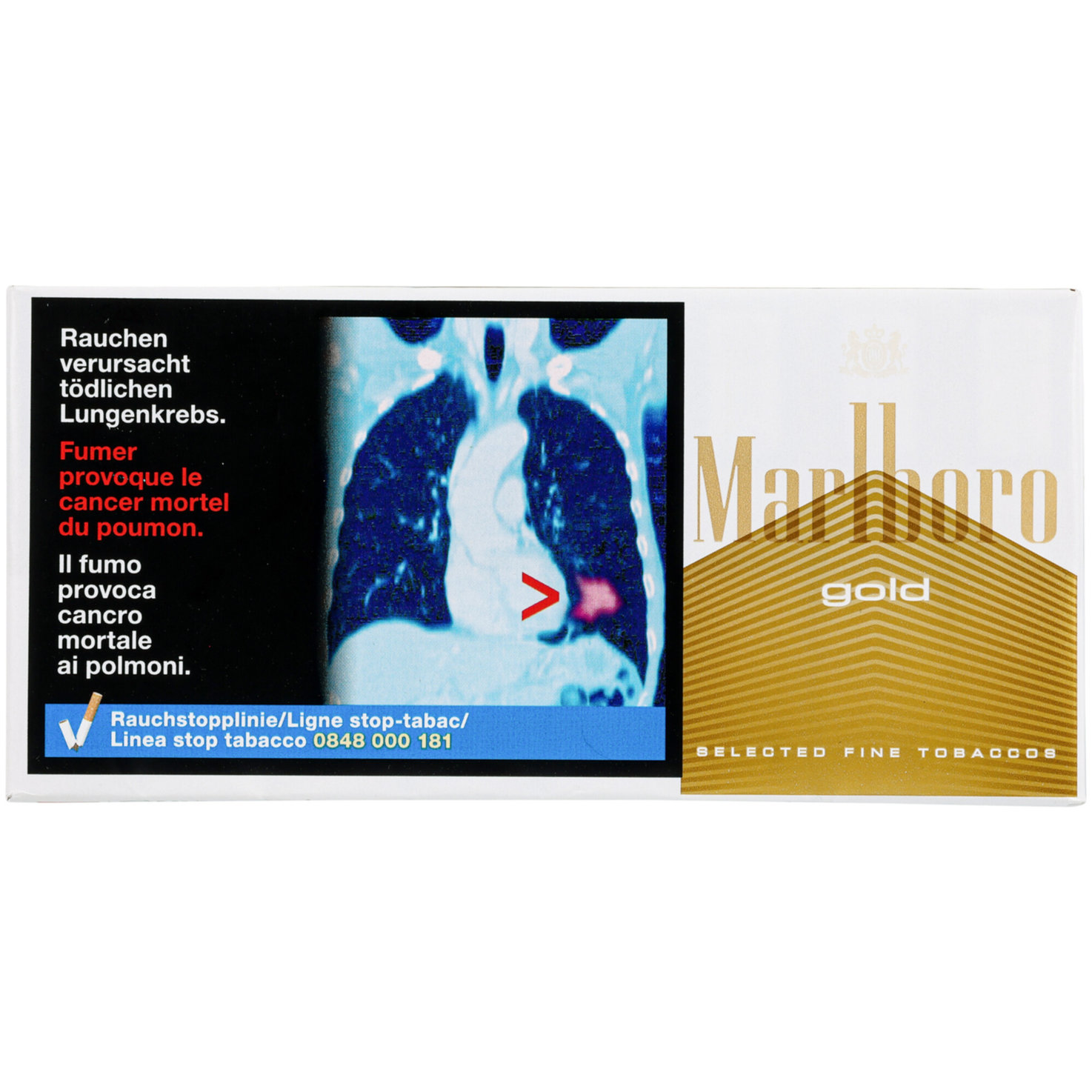 Marlboro Gold Zigaretten 25 Box Stange