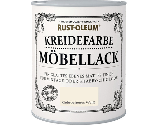 Krijtverf meubellak gebroken wit 750 ml