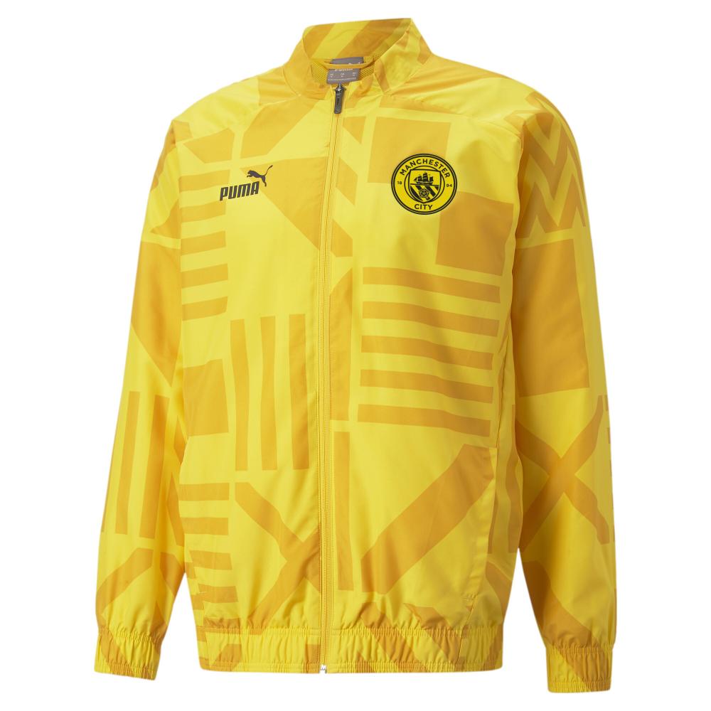 Puma Manchester City Veste de Prématch Jaune Homme Puma